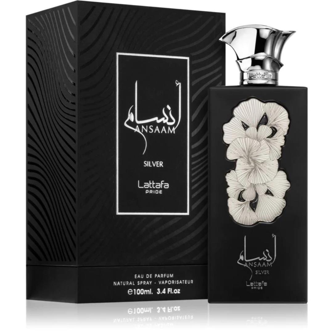 Ansaam Silver Edp -eau De Parfum 100 ML 3.4 Oz I By Lattafa Pride