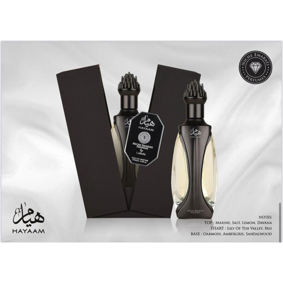 Hayaam Edp Perfume By Lattafa Niche Emarati 100 ML Hot Newest Super Release