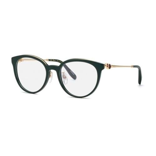 Chopard Green Oval Ladies Eyeglasses VCH331S 0D80 53mm