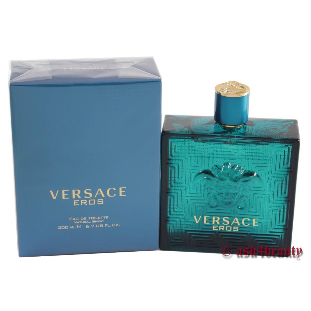 Versace Eros By Versace 6.7oz/200ml Edt Spray For Men