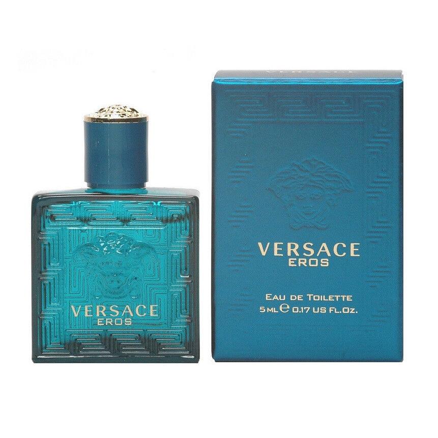 50x Versace Eros Men Mini Bottle 0.17 oz 5 ml Eau De Toilette Splash