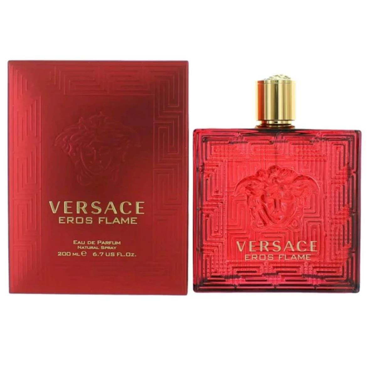 Versace Eros Flame For Men 6.7oz-200ml Edp Spr Jumbo Size BO32