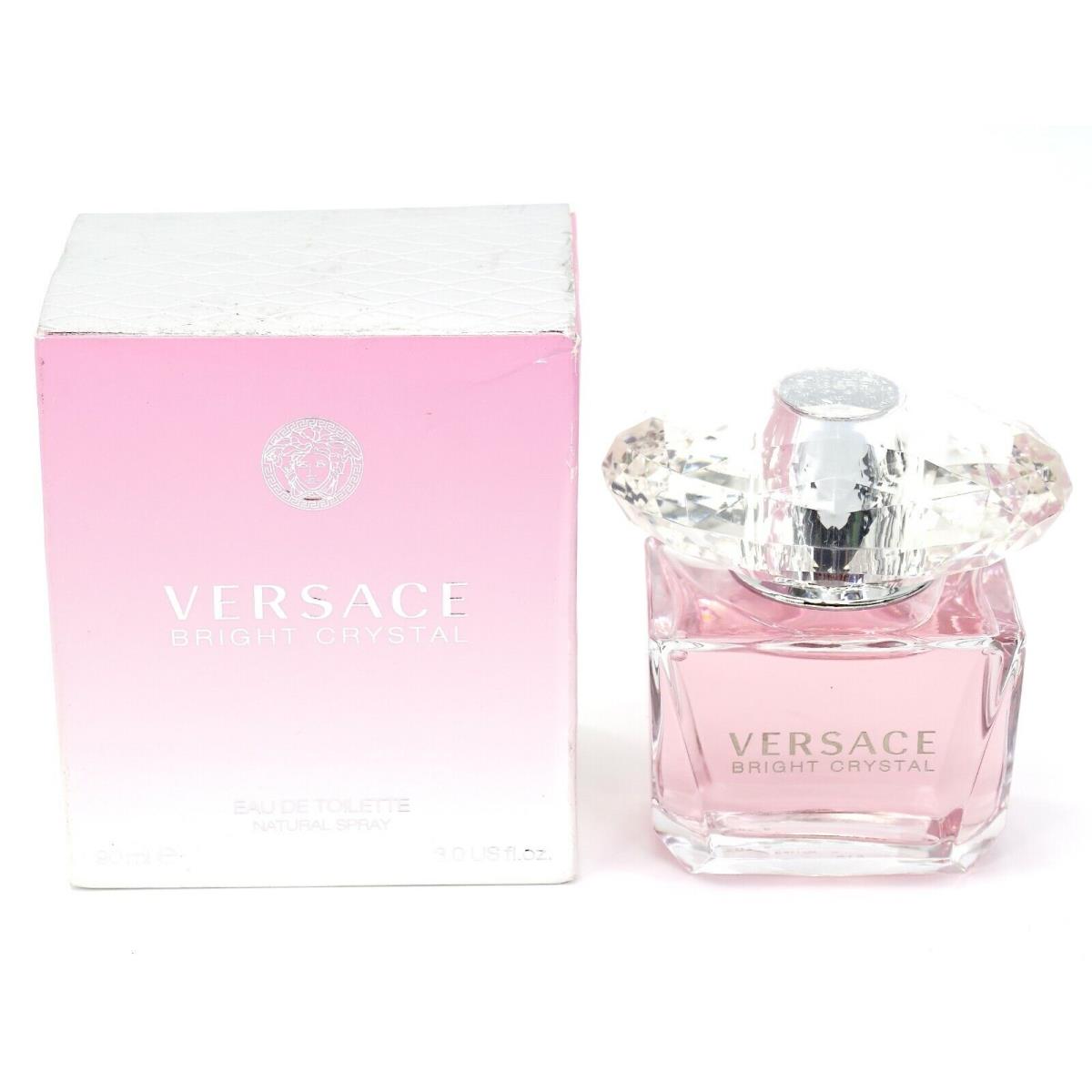 Versace Bright Crystal Eau De Toilette 3.0 Oz