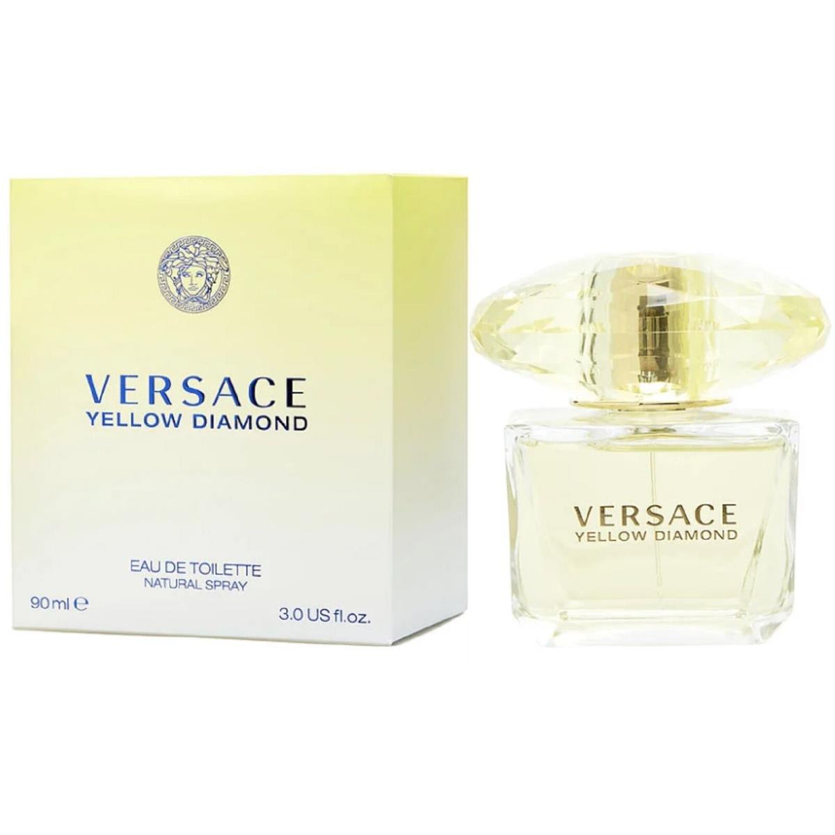 Yellow Diamond Edition Versace 3.0 oz / 90 ml Edt Women Perfume Spray