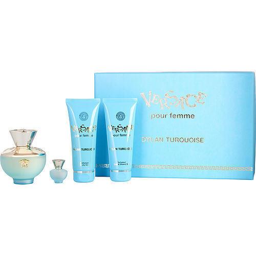 Versace Dylan Turquoise By Gianni Versace Edt Spray 3.4 Oz Gift Set