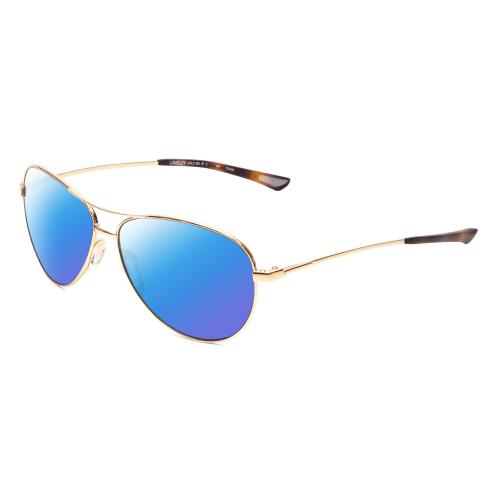 Smith Optics Langley Unisex Pilot Designer Polarized Sunglass Gold 60mm 4 Opt