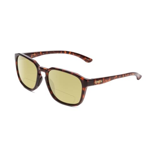 Smith Optics Contour Polarized Bifocal Sunglasses in Tortoise Havana Gold 56 mm Yellow