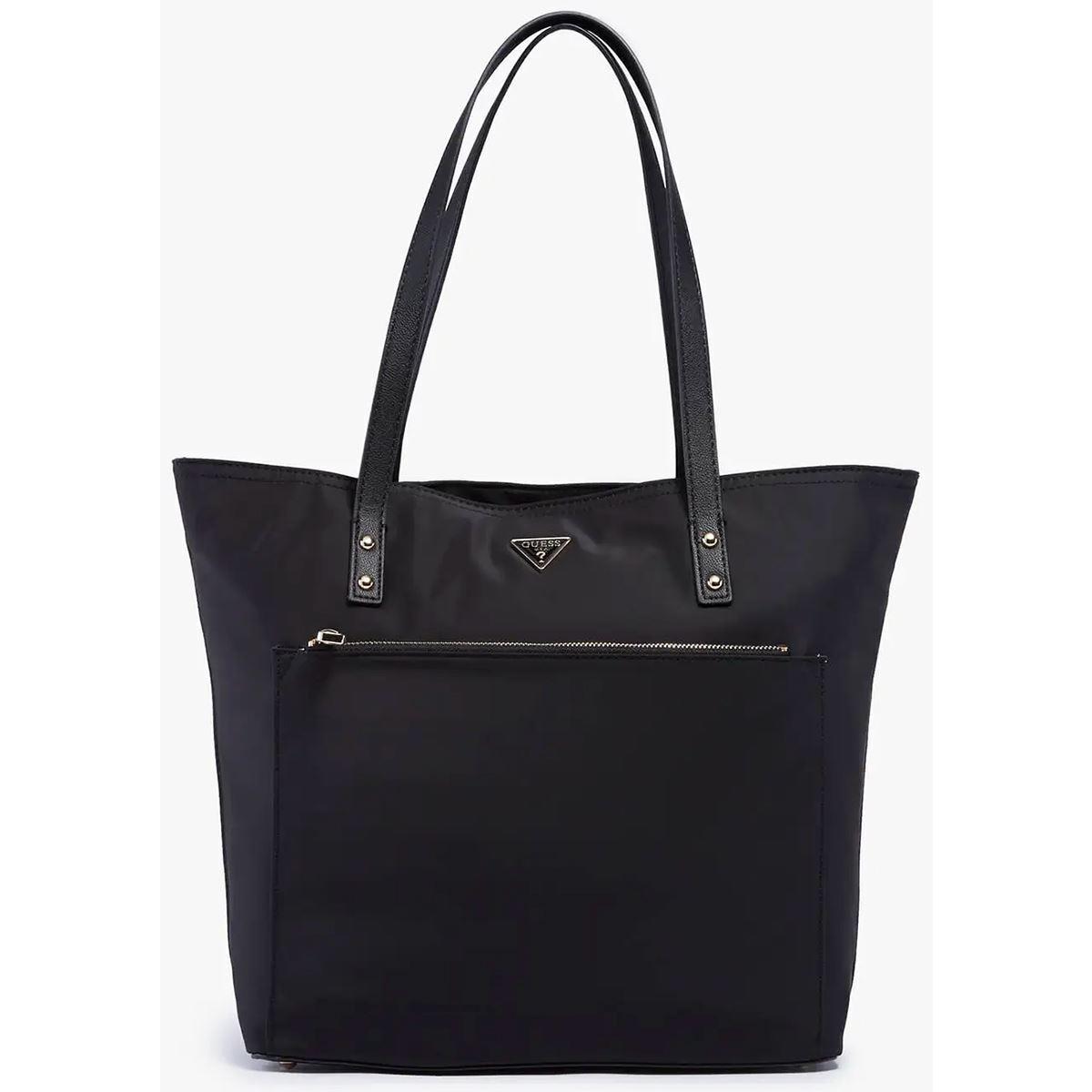 Guess Hweyg839523 Eco Gemma Triangle Tote Womens Bag In Black