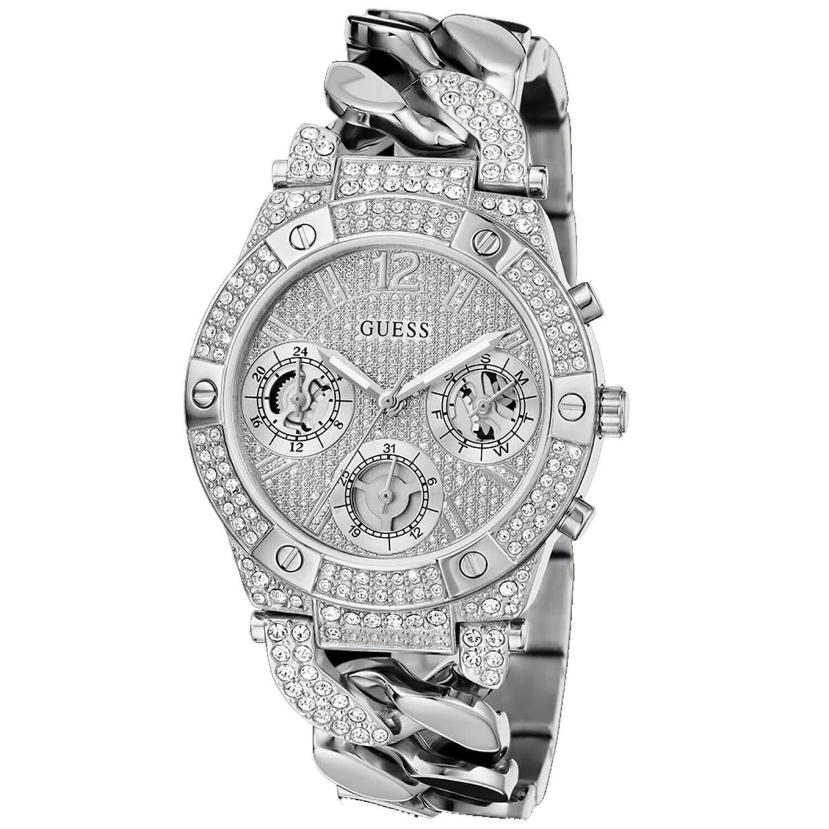 Guess Women`s Trend Silver Tone Multi-function Silver Dial Watch - GW0513L1