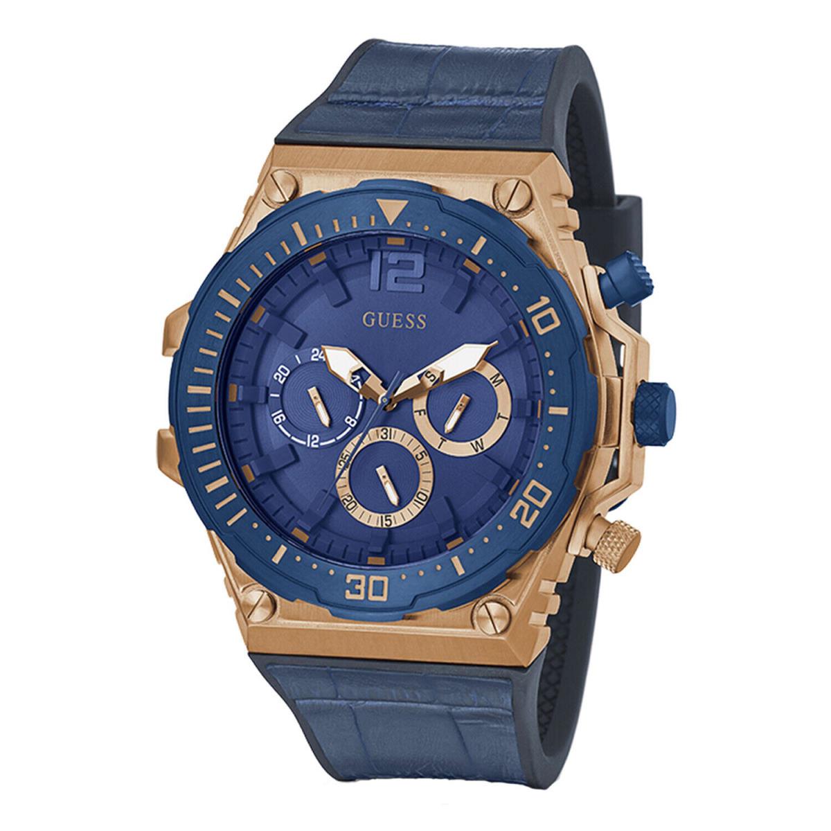 Guess Men`s Classic Blue Dial Watch - GW0326G1