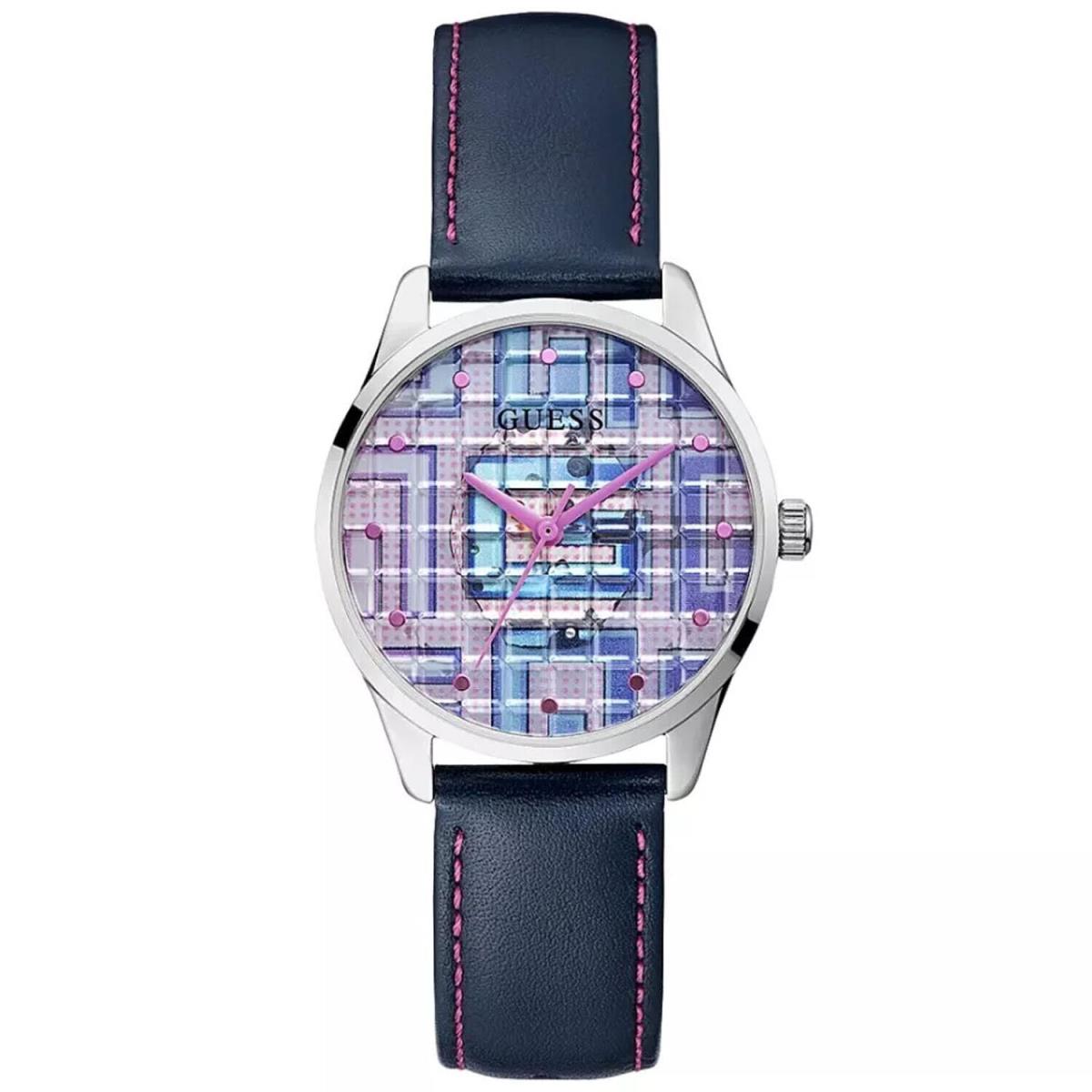 Guess Women`s Multicolored Analog Multicolor Dial Watch - GW0480L1 - Dial: Multicolor, Band: Blue