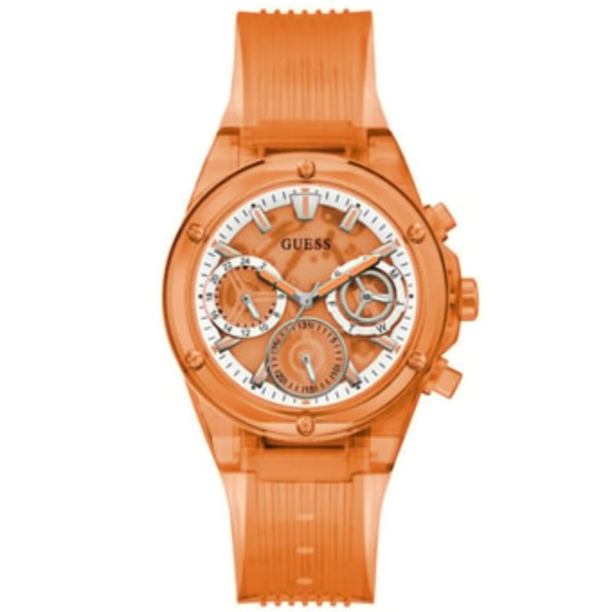 Guess Women`s Orange Multi-function Orange Dial Watch - GW0438L5