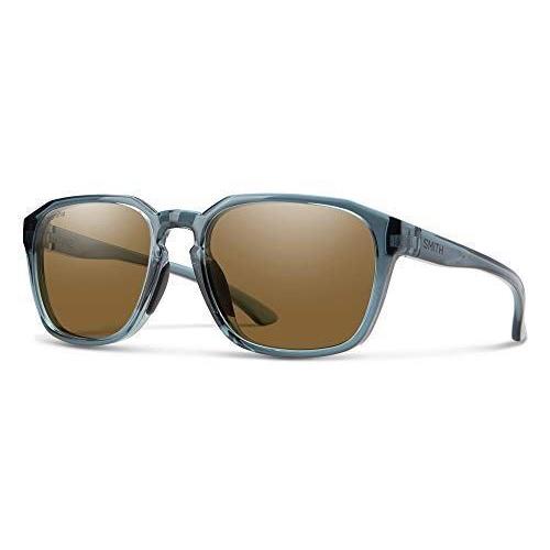 Smith Contour Sunglasses in Crystal Stone Blue Green Chromapop Polarized Brown