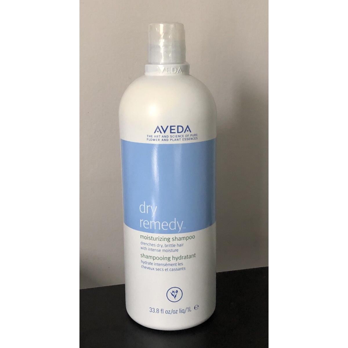 Aveda Dry Remedy Moisturizing Shampoo 33.8 oz Liter - Stain on Bottle