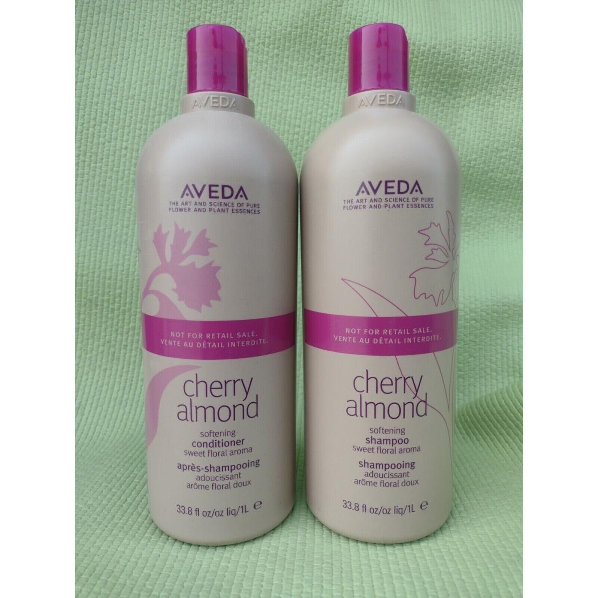 Aveda Cherry Almond Shampoo Conditioner Duo 33.8oz Fresh