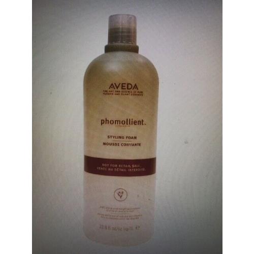 Aveda Phomollient Styling Foam Refill Professional Size 33.8 Oz