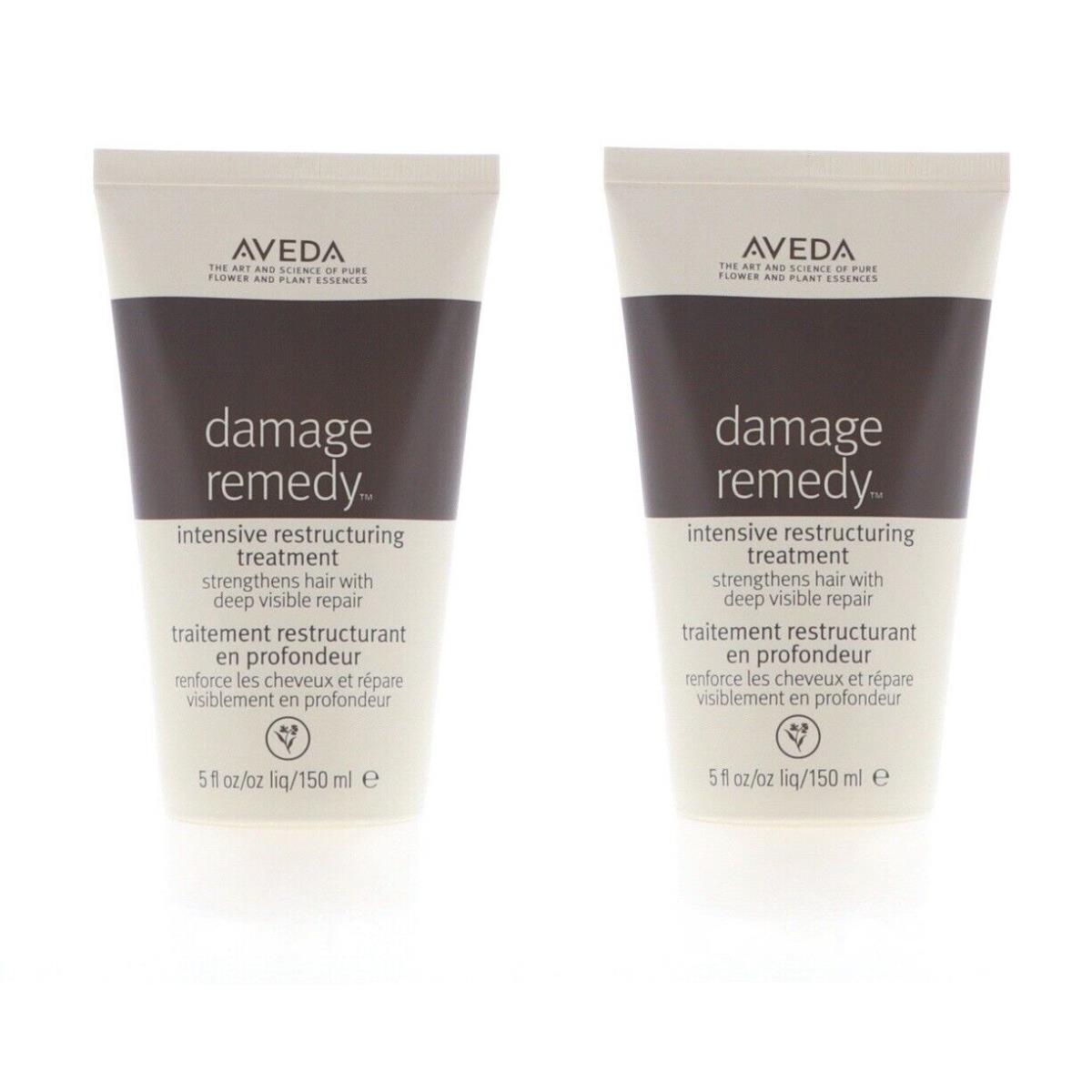 Aveda Damage Remedy Intensive Restructuring Treatment 5 oz Pack of 2