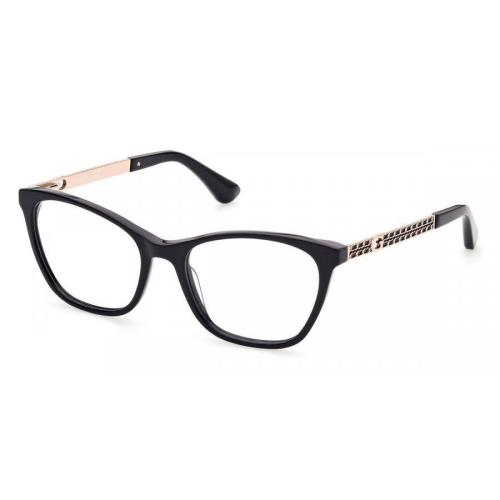 Guess GU-2882 001 Shiny Black Gold Eyeglasses 53/17/140