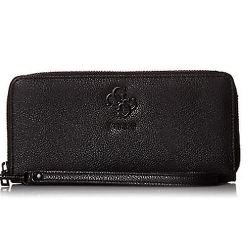 Guess Digital Zip-around Wallet Black