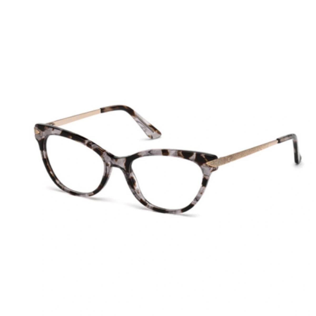 Guess GU2683 Grey Havana 020 Cat Eye Plastic Optical Eyeglasses Frame 52-17-140