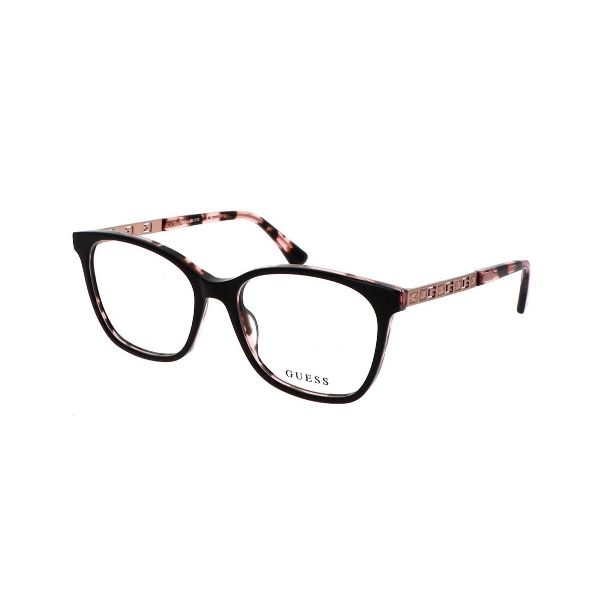 Guess Marcolin GU2743 005 Black Pink Rose Gold Eyeglasses 53mm 53-16-140 Case