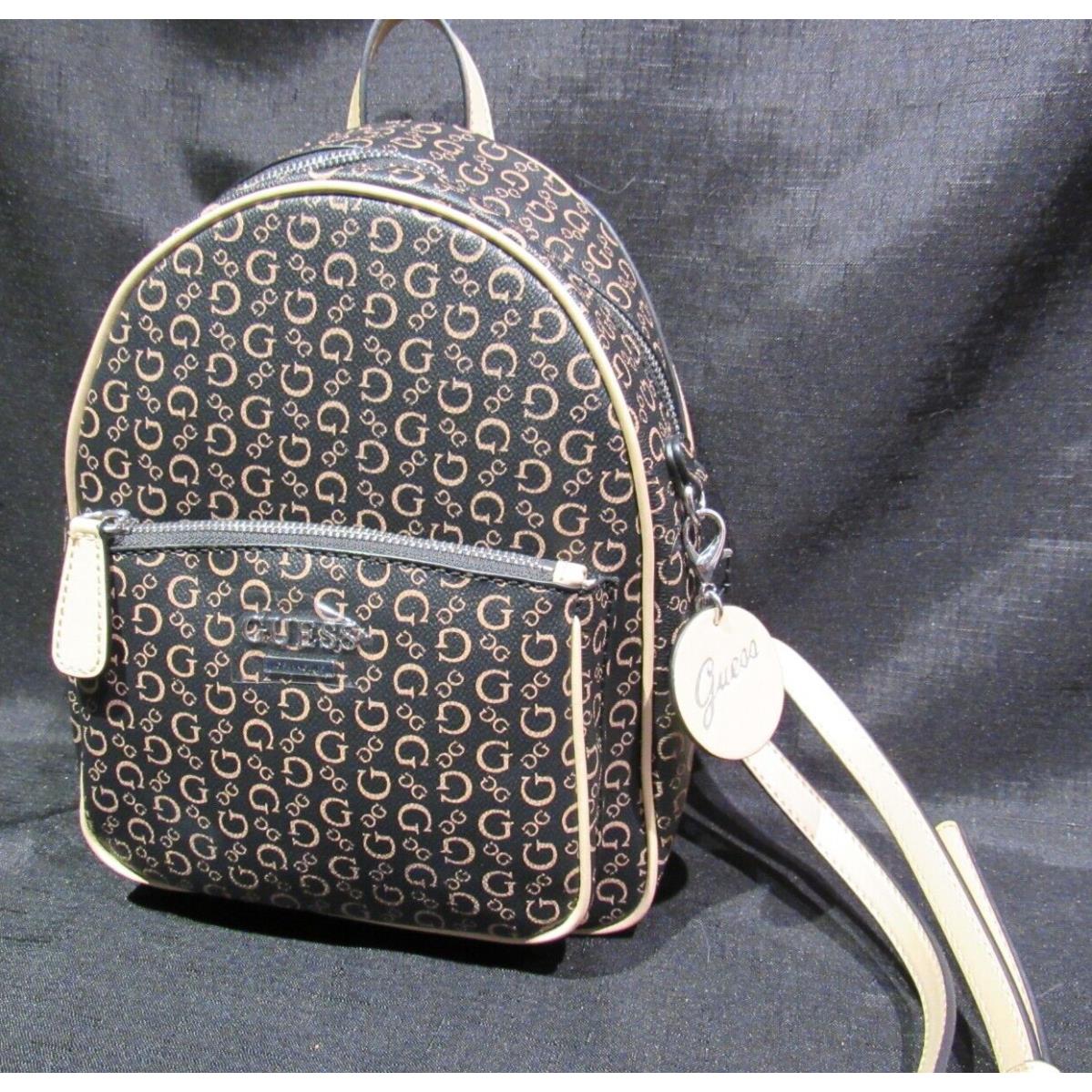 Pandore Guess Backpack Hand/shoulder Bag in Black Free US Shipping