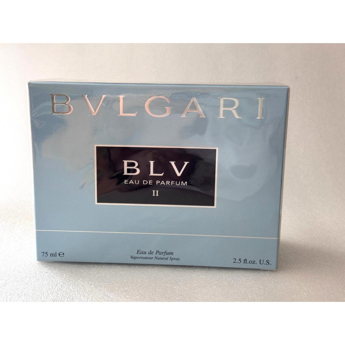 Bvlgari Blv II Women`s Eau De Parfum Spray 2.5 oz