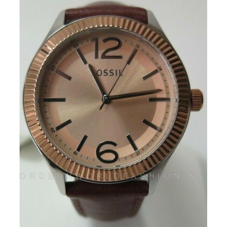 Fossil Womens Watch Brown Straps BQ1615