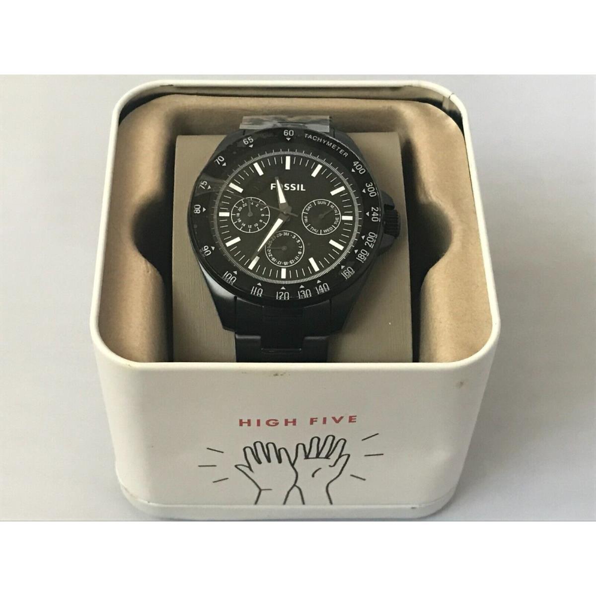 Fossil Sullivan Black Chronograph Men`s Watch BQ2201