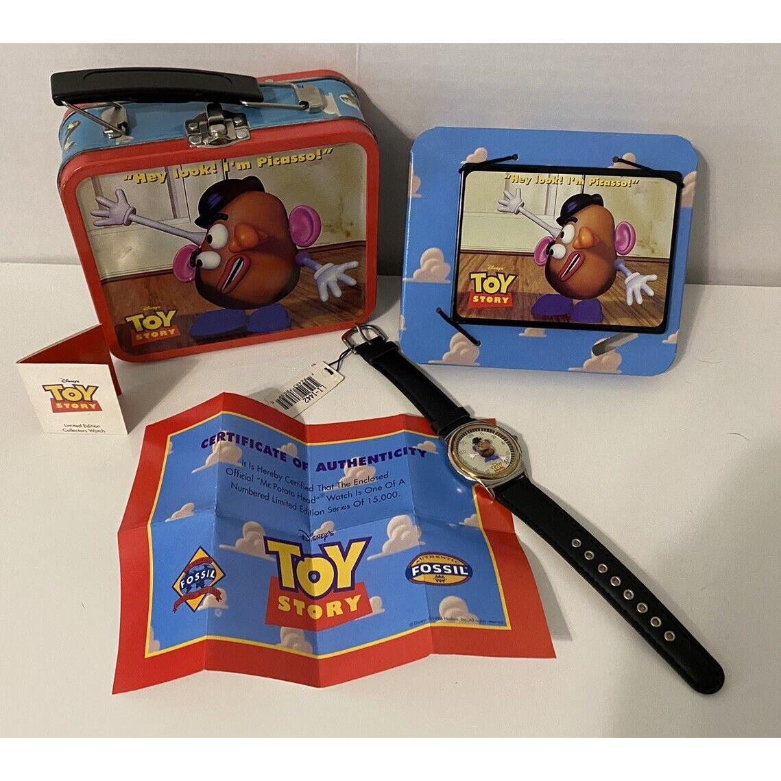 Vintage Rare Disney Pixar Toy Story Mr. Potato Head Ltd ED Fossil Watch