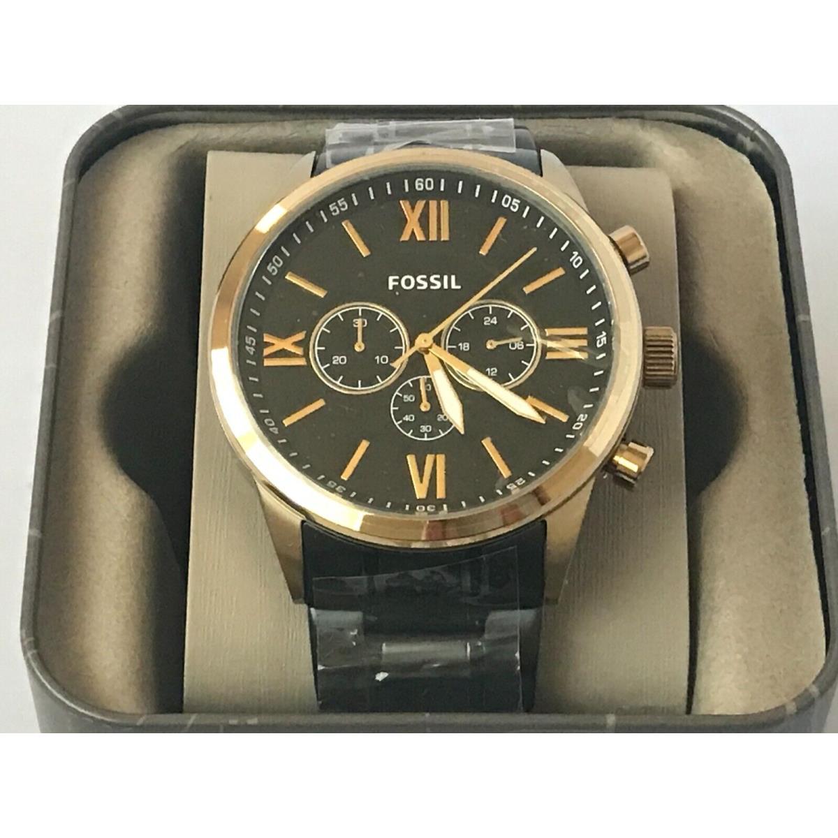 Fossil Black Chronograph Men`s Watch BQ2282