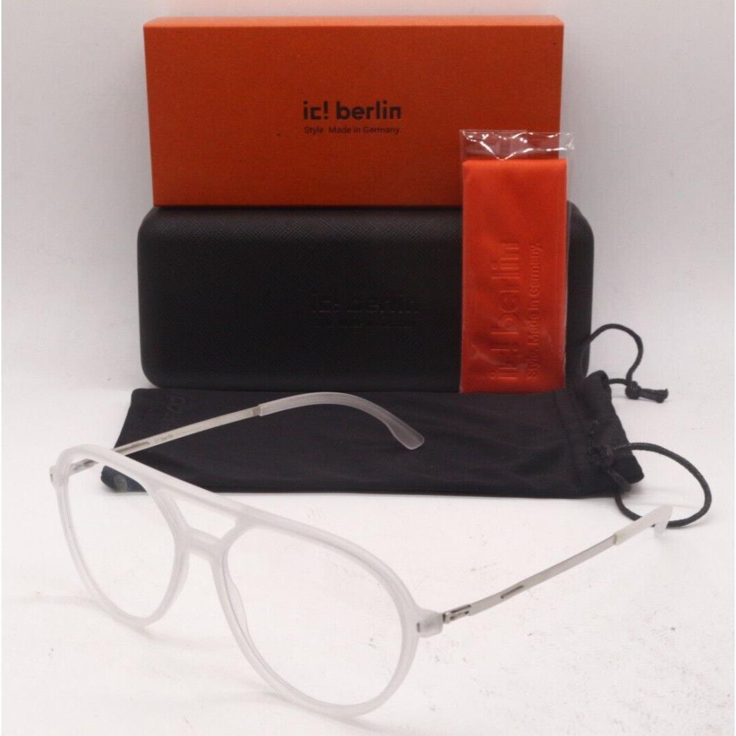 IC Berlin Harper Crystal Clear HD Matt Frames Eyeglasses 54-17