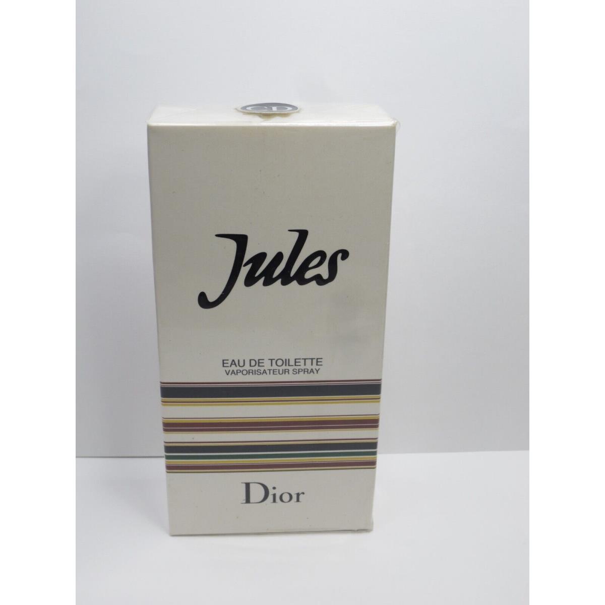 Christian Dior Jules Eau DE Toilette Vaporisateur Spray 3.4 OZ Boxed