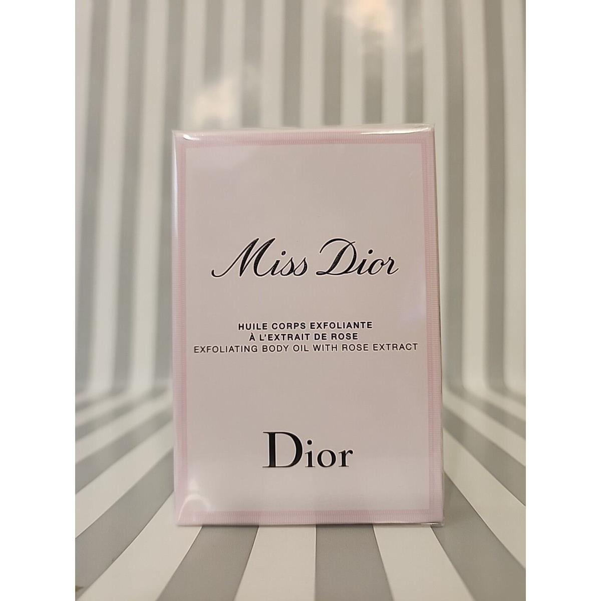 Dior Miss Dior Exfoliating Body Oil with Rose Extract 175ml New/sealed L.e