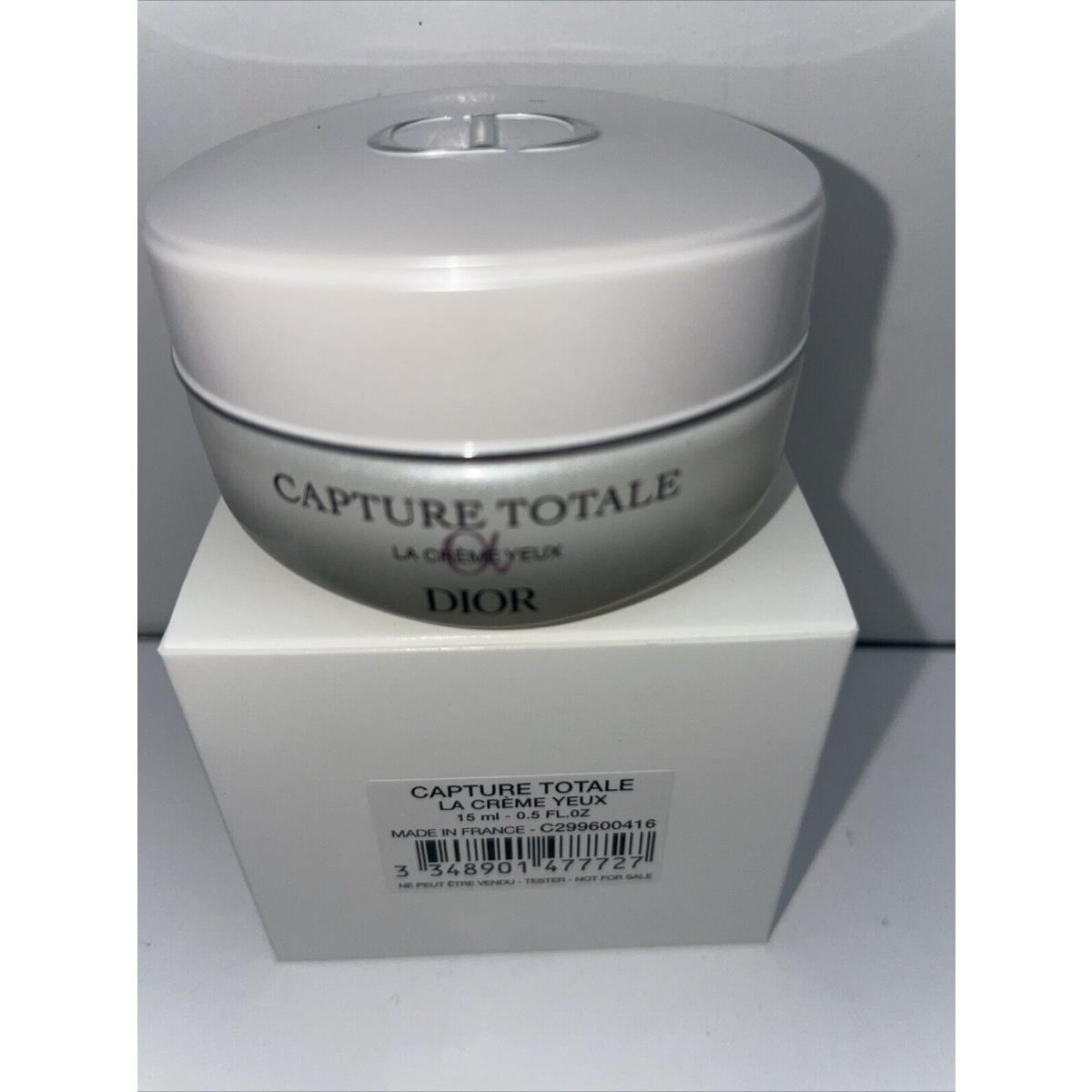 Dior Capture Totale Eye Cream 15 ml/0.5 Oz.new Product.sealed Tester.exp 2027