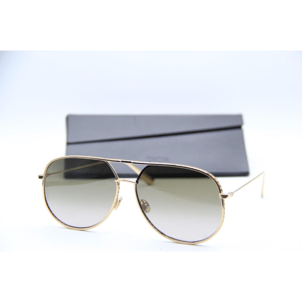 Christian Dior Diorbydior 00086 Gold Frames Sunglasses 60-13