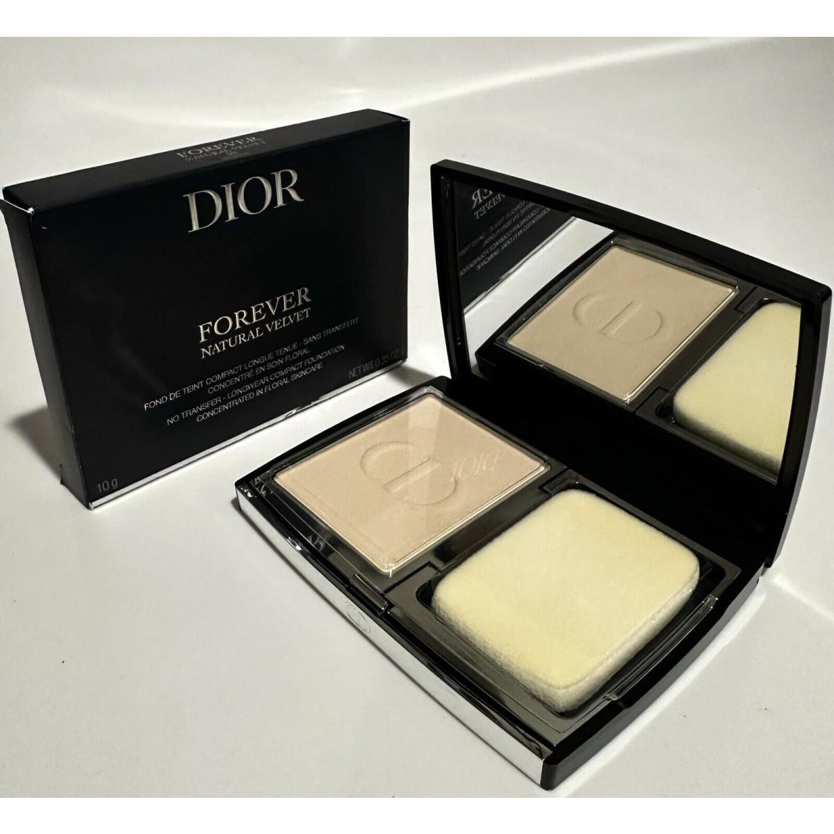 Dior Forever Natural Velvet Long Wear Compact Foundation 0N Neutral 0.35oz