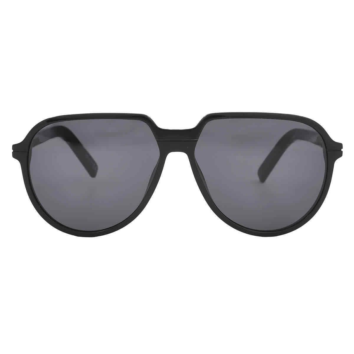 Dior Dark Grey Pilot Men`s Sunglasses Dioressential AI DM40005I 01A 58