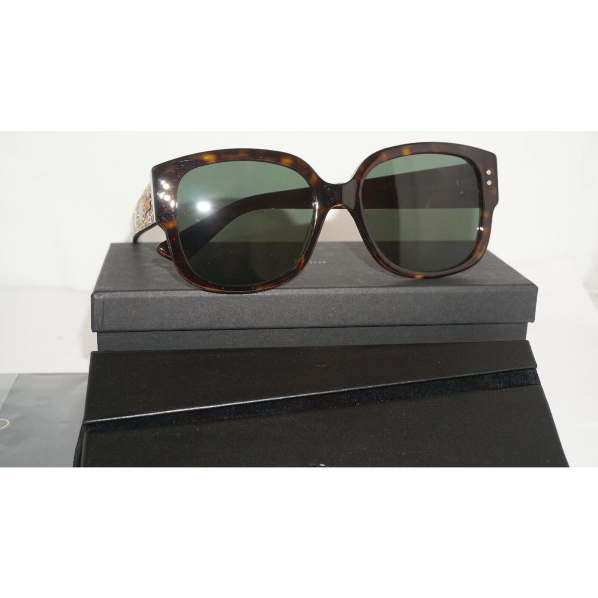 Christian Dior Sunglasses Havana Green LADYDIORSTUDS3 0086 52 21 140