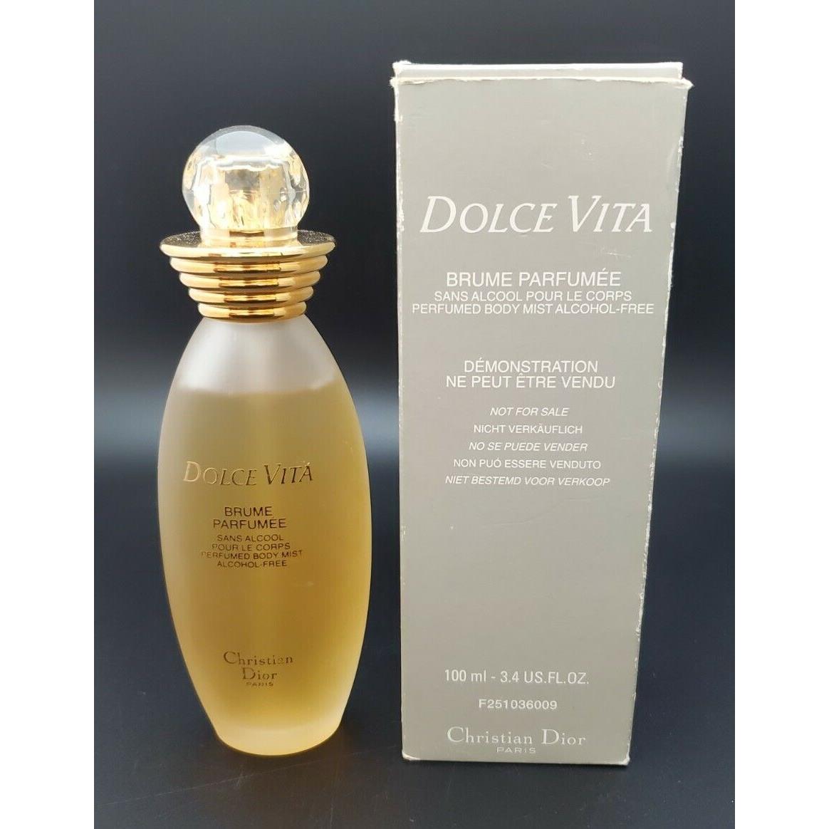 Dior Dolce Vita Brume Parfumee / Body Mist 3.4oz/100mL in Tester Box Rare