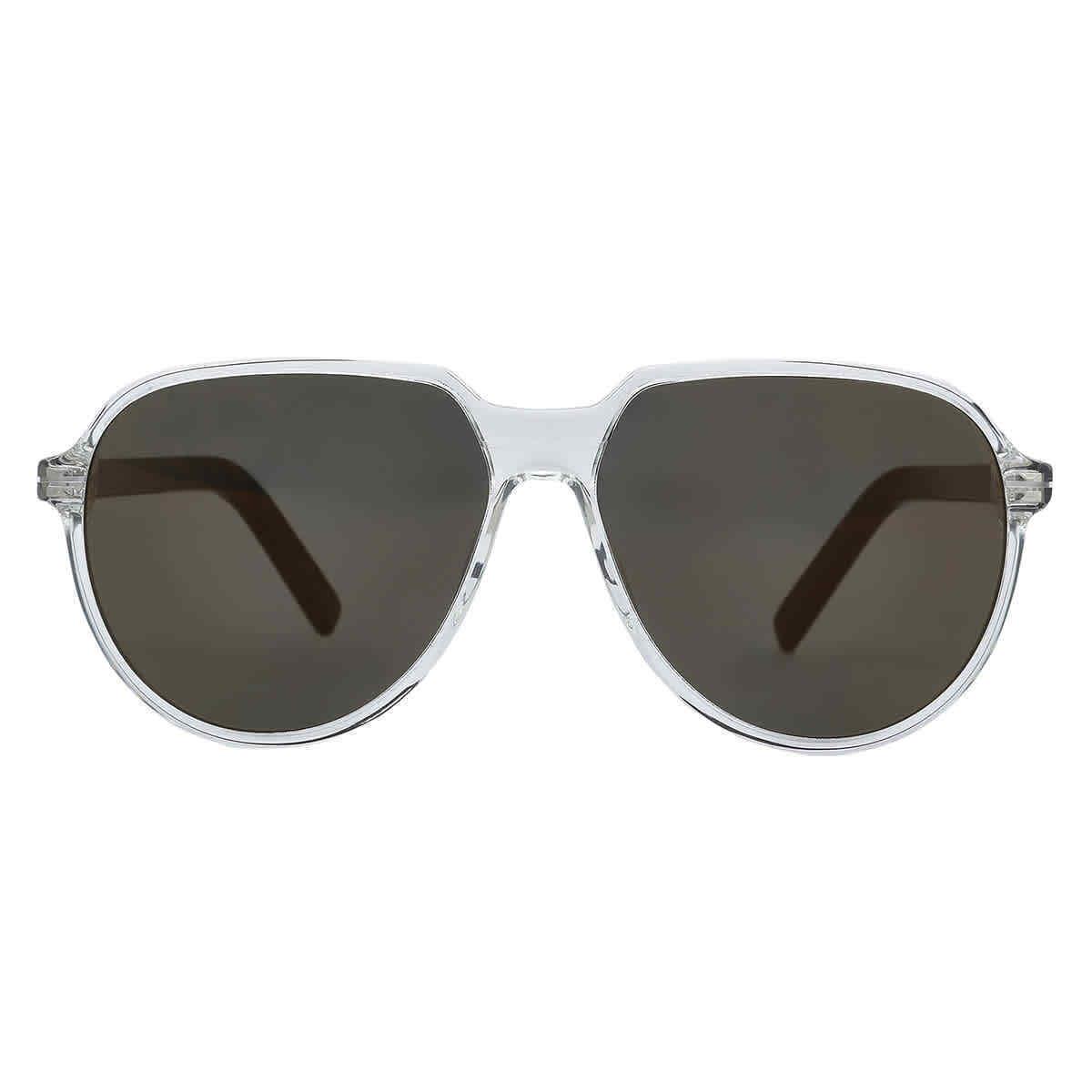 Dior Brown Pilot Men`s Sunglasses Dioressential AI DM40005I 26L 58