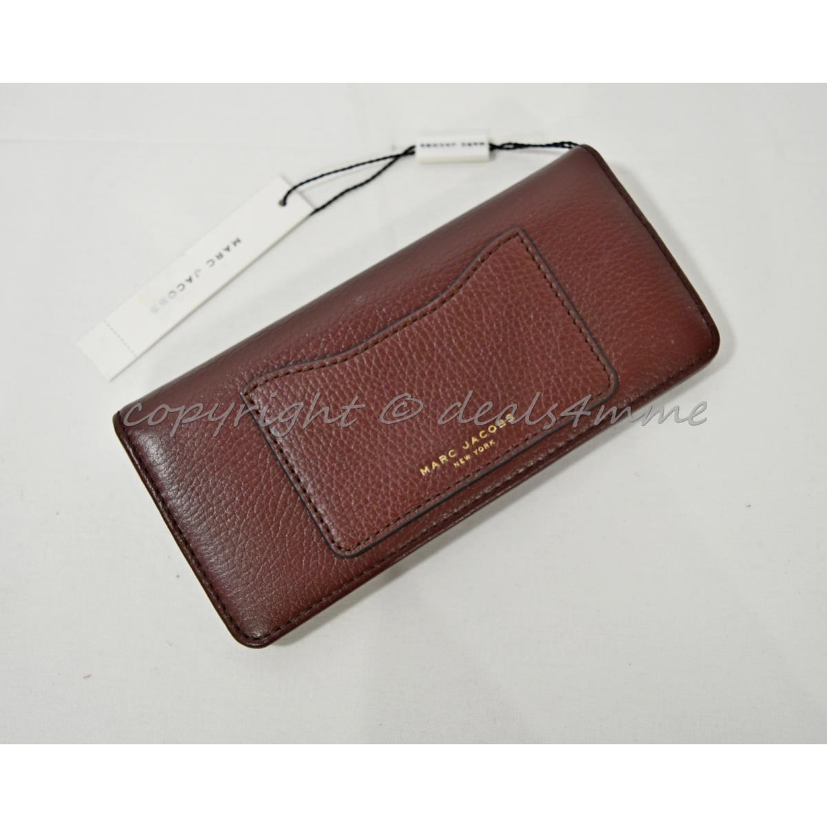 Marc By Marc Jacobs M0008170 Recruit Open Face Wallet in Chianti - Maroon