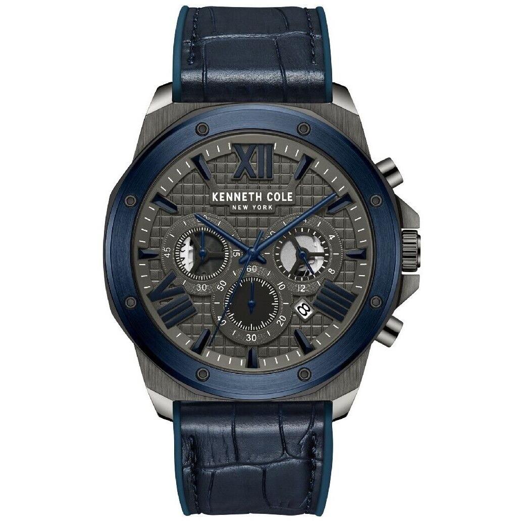 Men`s Kenneth Cole Chronograph Dress Sport Watch KCWGO0016002