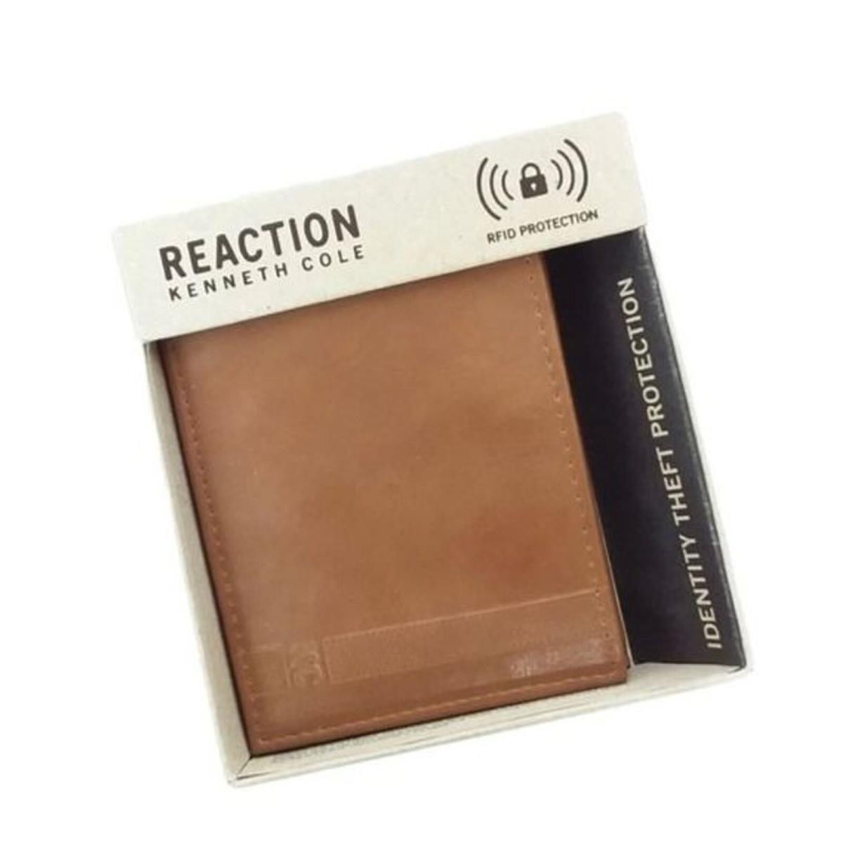 Reaction Kenneth Cole Tan Rfid Wallet