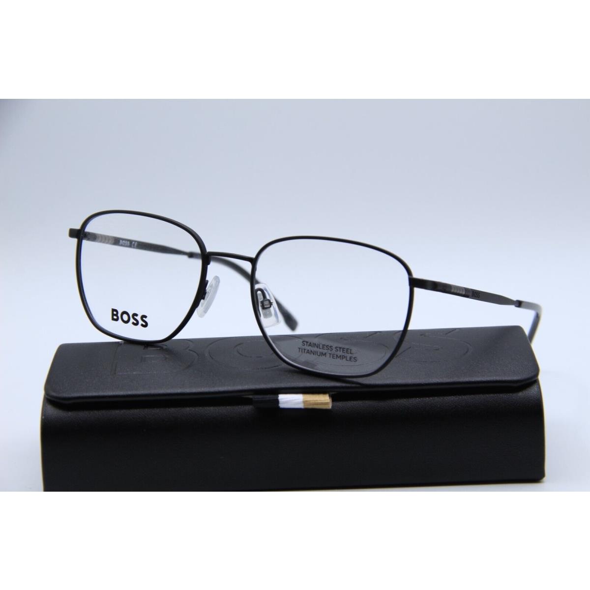 Hugo Boss 1415 003 Black Gunmetal Frames Eyeglasses 55-19