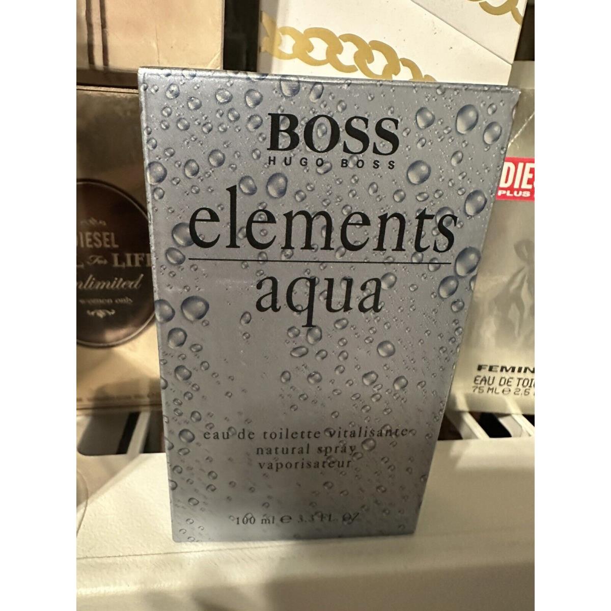 Elements Aqua Hugo Boss 3.3 oz / 100 ml Eau de Toilette Men Cologne Spray