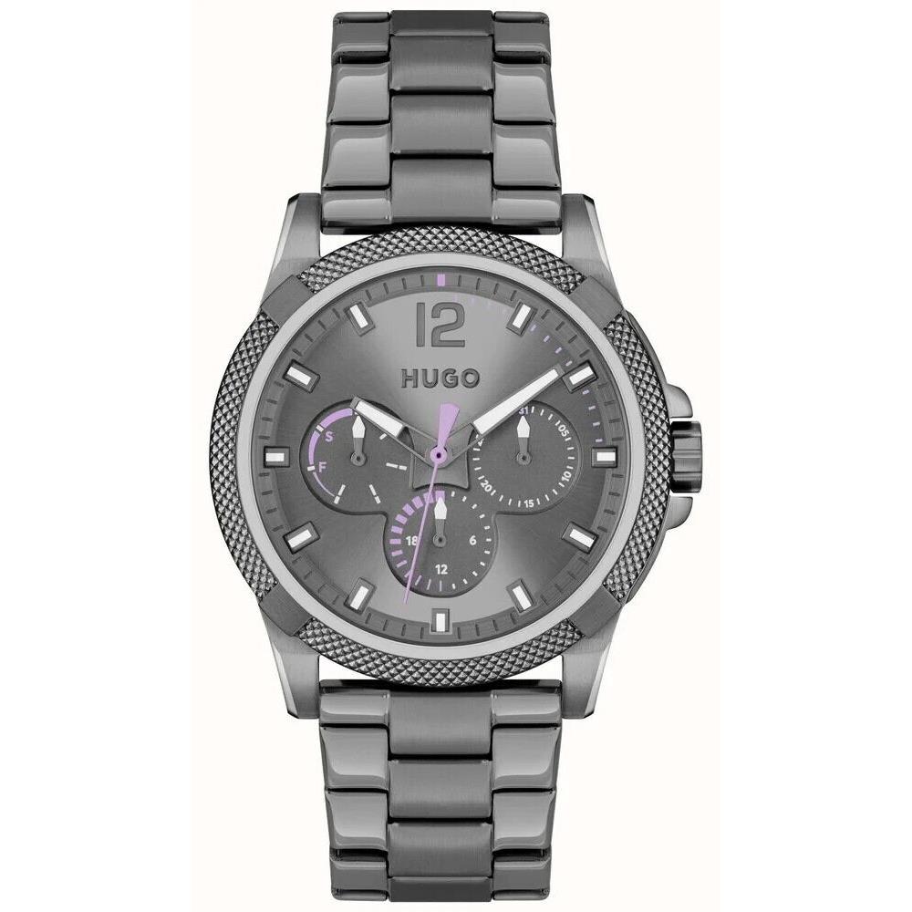 Hugo Boss Watch Impress Quartz 38mm Grey Dial / Grey Pvd 1540135