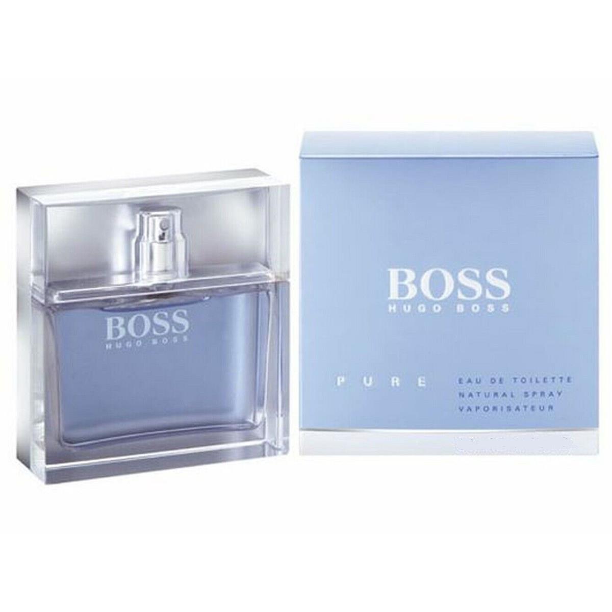 Boss Pure Hugo Boss 2.5 oz / 75 ml Eau de Toilette Edt Men Cologne Spray