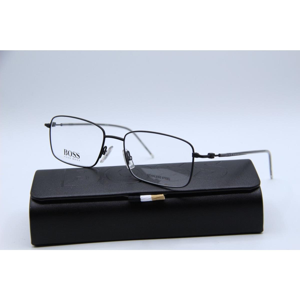 Hugo Boss 1312 003 Black Gunmetal Frames Eyeglasses 55-18