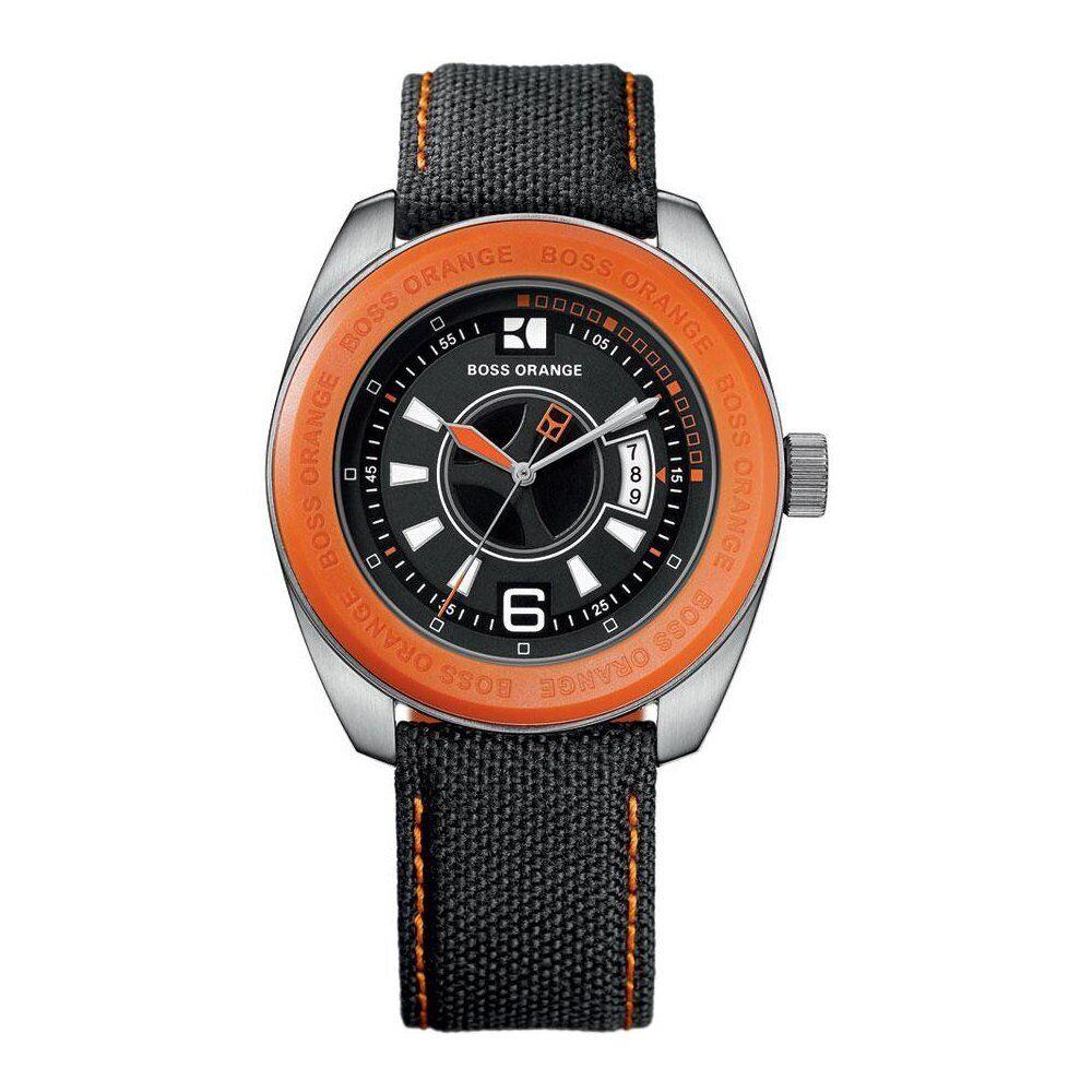 Boss Orange Black Fabric Mens Watch 1512546